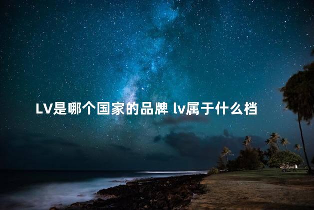 LV是哪个国家的品牌 lv属于什么档次